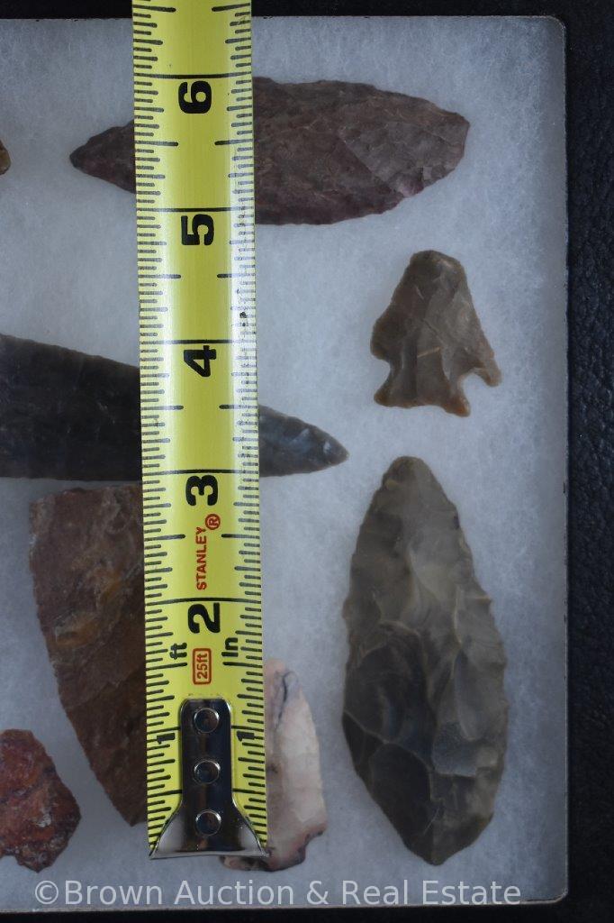 (18) Arrowheads, 1" to 4" sizes