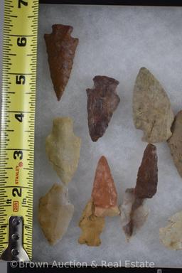 (26) Arrowheads, 1.5" to 2" sizes