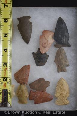 (26) Arrowheads, 1.5" to 2" sizes