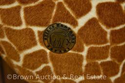 Stiles Brothers Safari life-sized stuffed giraffe, 6' to tip of ears - How fun!! **BROWN AUCTION