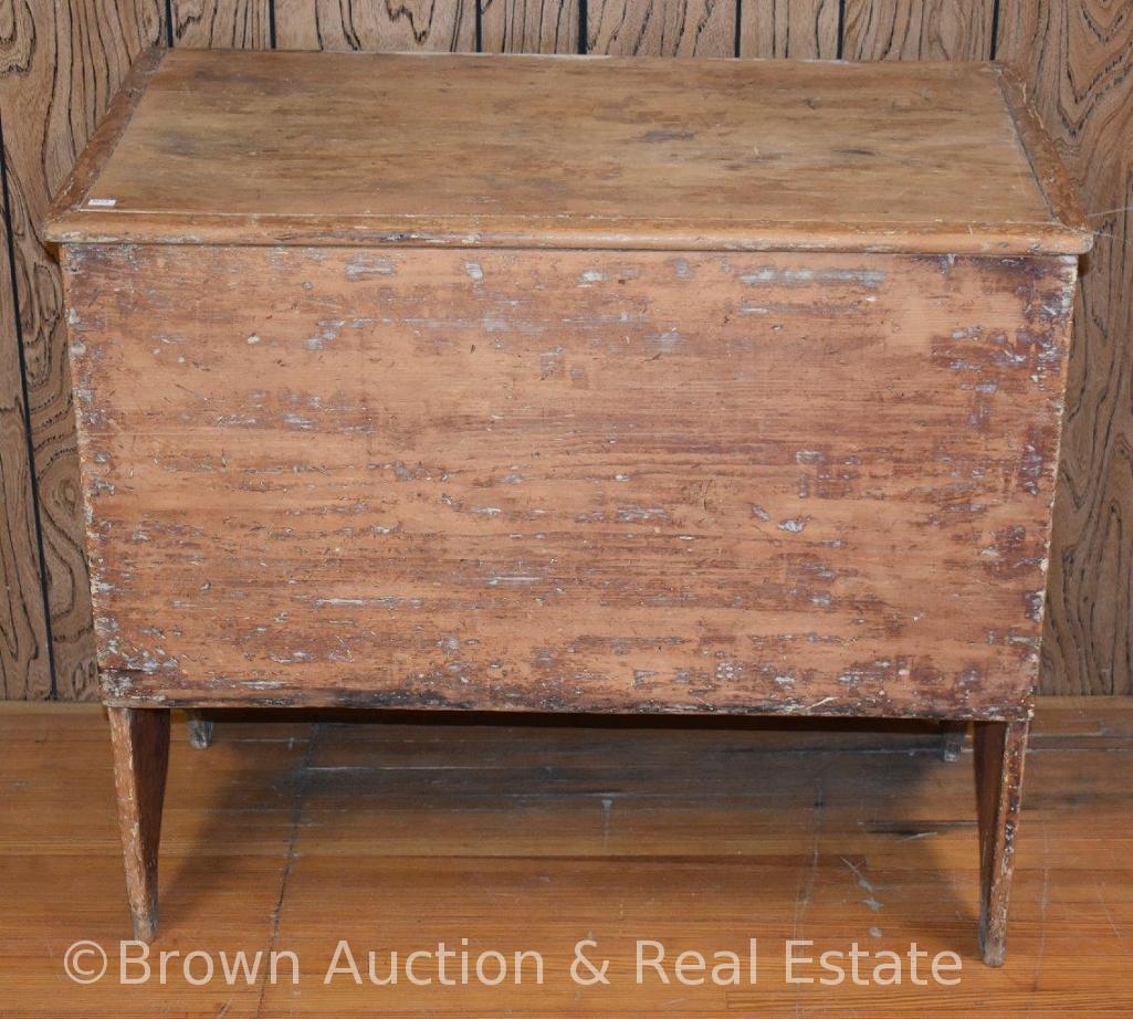 Primitive wood planter/dry box, 34"w x 19"d x 30"h **BROWN AUCTION WILL NOT SHIP THIS ITEM. BUYER