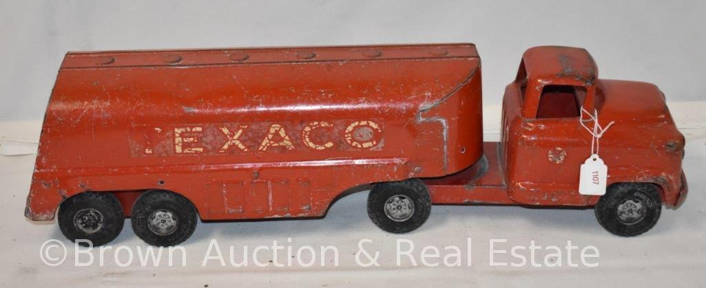 Buddy L Texaco tractor/trailer truck, 24"l