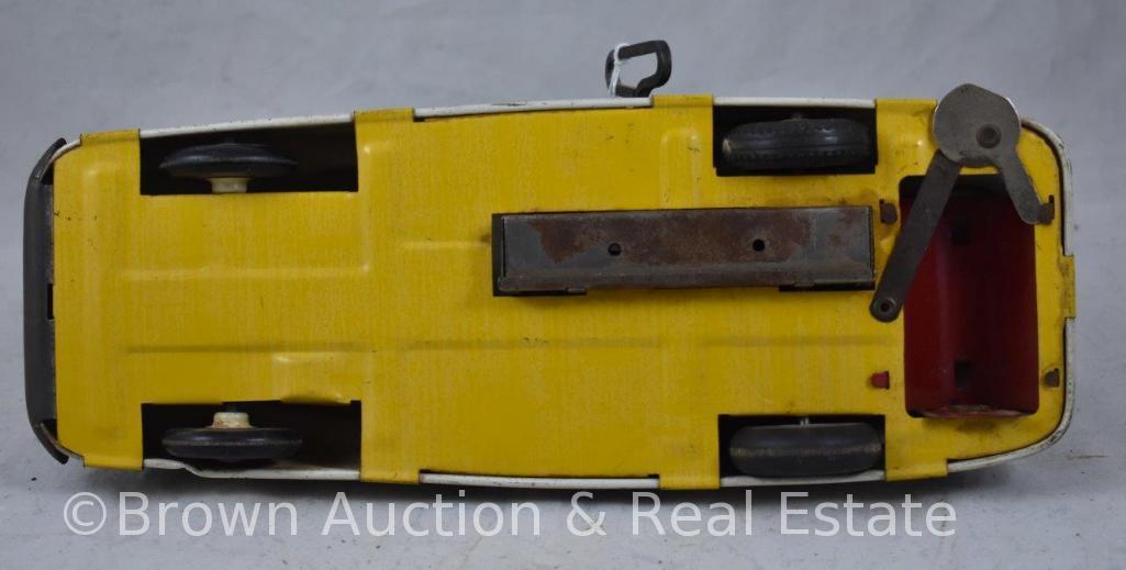 Marx tin-litho "Dick Tracy Squad Car No. 1" wind-up toy car, 11"l - WORKS! SEE VIDEO!