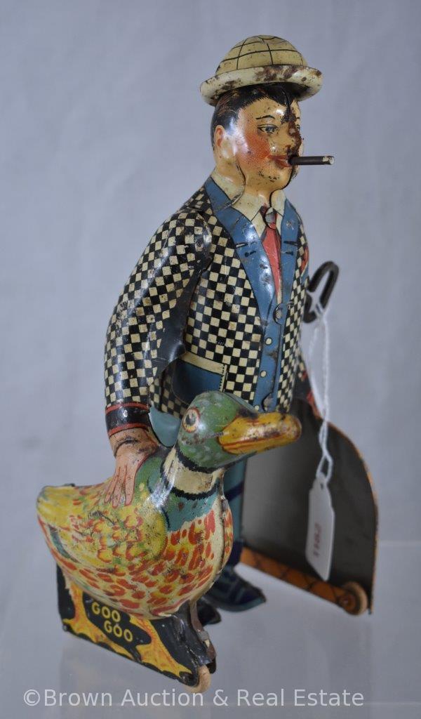 Marx Joe Penner and the Duck tin-litho wind-up, 8"t - WORKS! SEE VIDEO!