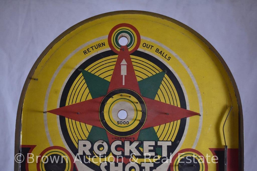 1930's Lindstrom's "Rocket Shot" game - Rare in this condition