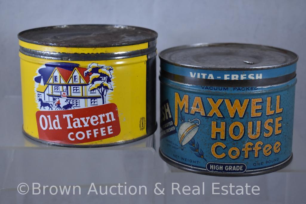 (6) Coffee cans, 1 lb.