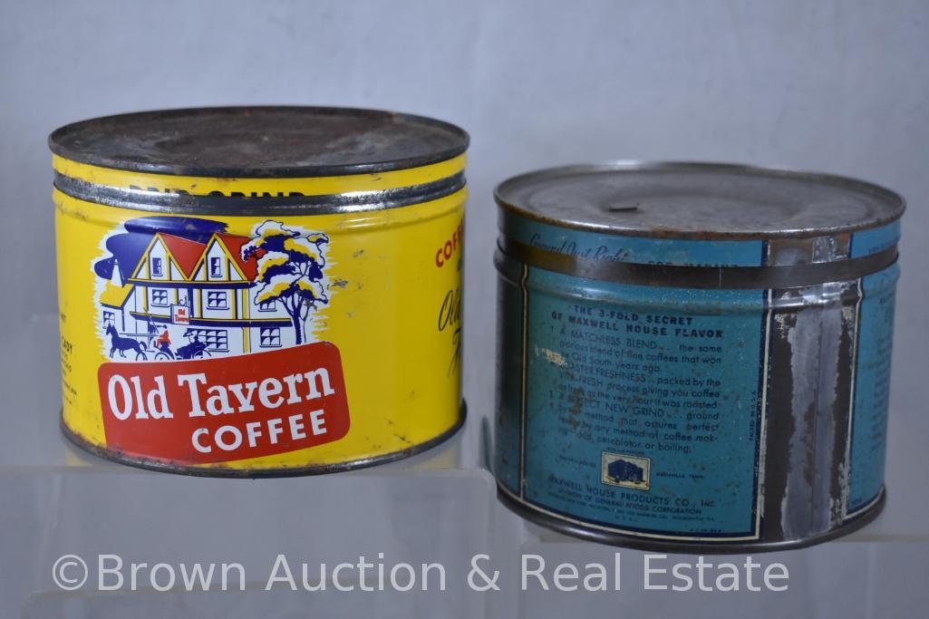 (6) Coffee cans, 1 lb.