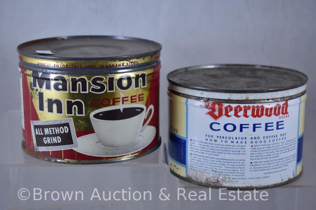 (6) Coffee cans, 1 lb.