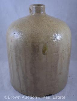 Salt glazed Macomb 2 gal. handled jug