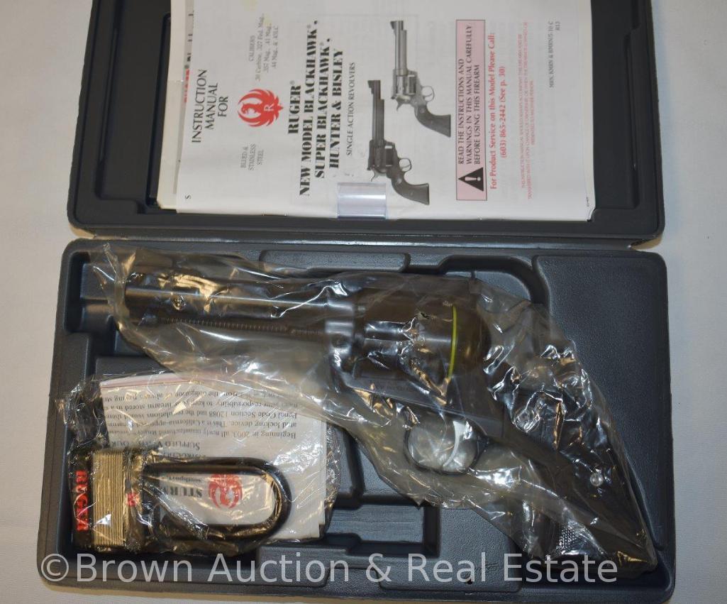 Ruger Blackhawk 41 Rem Mag revolver, blue - likely never fired **BUYER MUST PAY A $25 FFL TRANSFER