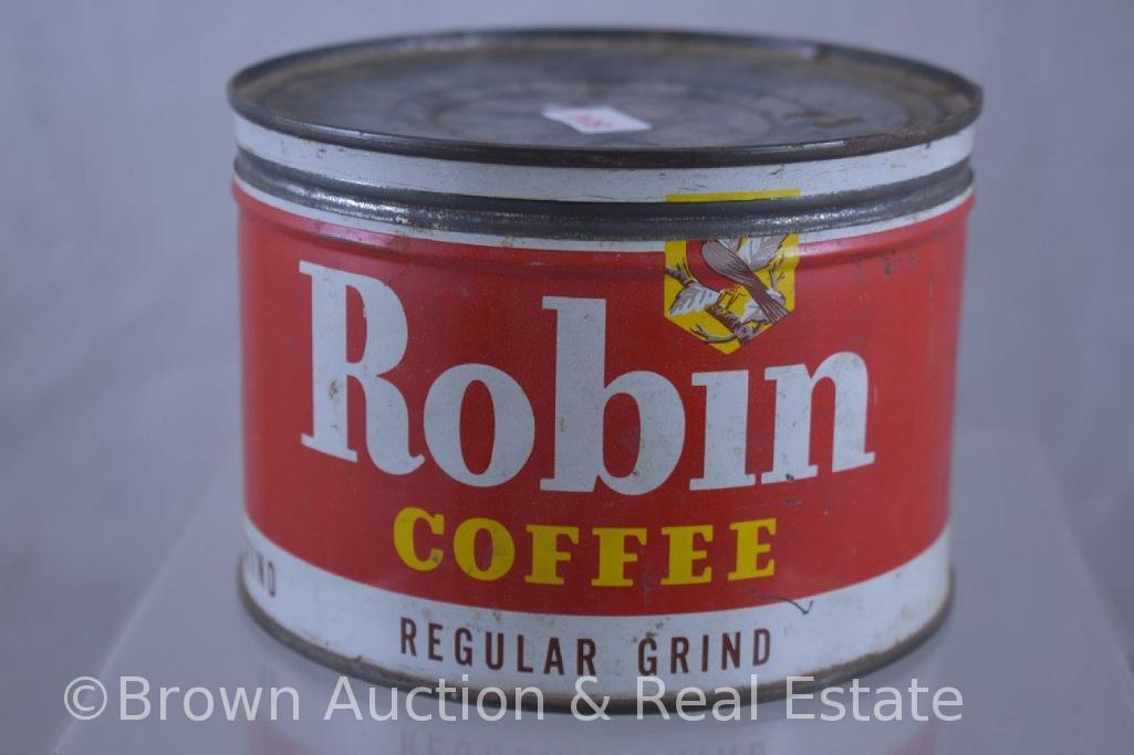 (4) One pound coffee cans