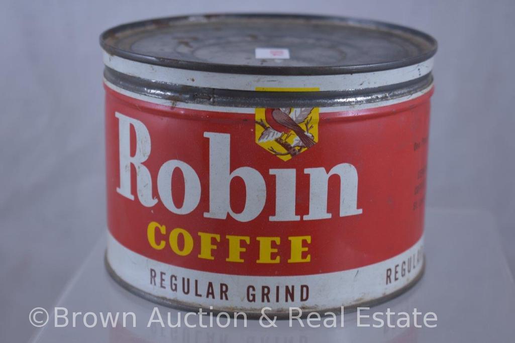 (4) One pound coffee cans