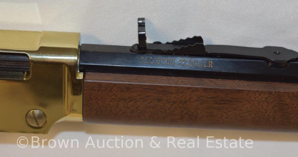 Henry Golden Boy .22 lever action rifle, Ducks Unlimited edition - likely never fired **BUYER MUST