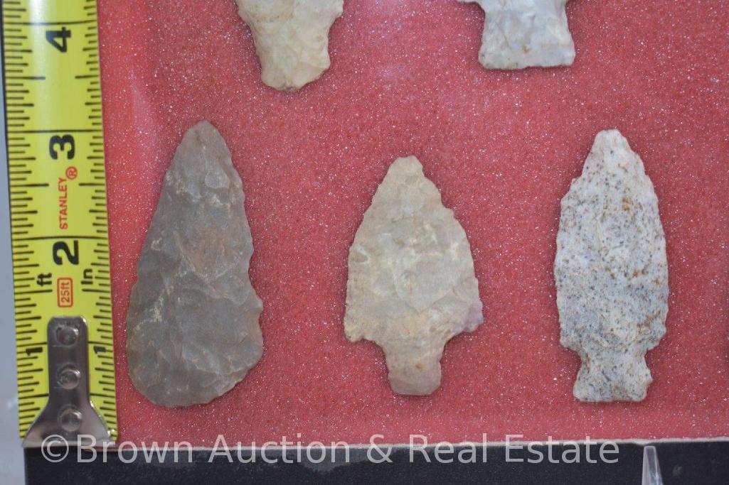 (19) Arrowheads, 1.5" to 3.5" sizes