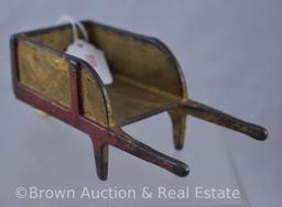 Miniature Cast Iron wheel barrow