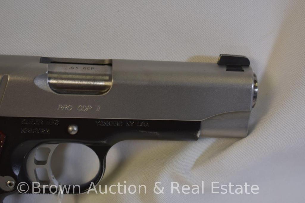 Kimber Pro CDP II 1911 .45 semi-auto pistol **BUYER MUST PAY A $25 FFL TRANSFER FEE**