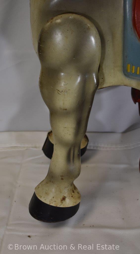 Bronco the Horse by Mobo Toys, before 1951/Made in England (some surface rust)