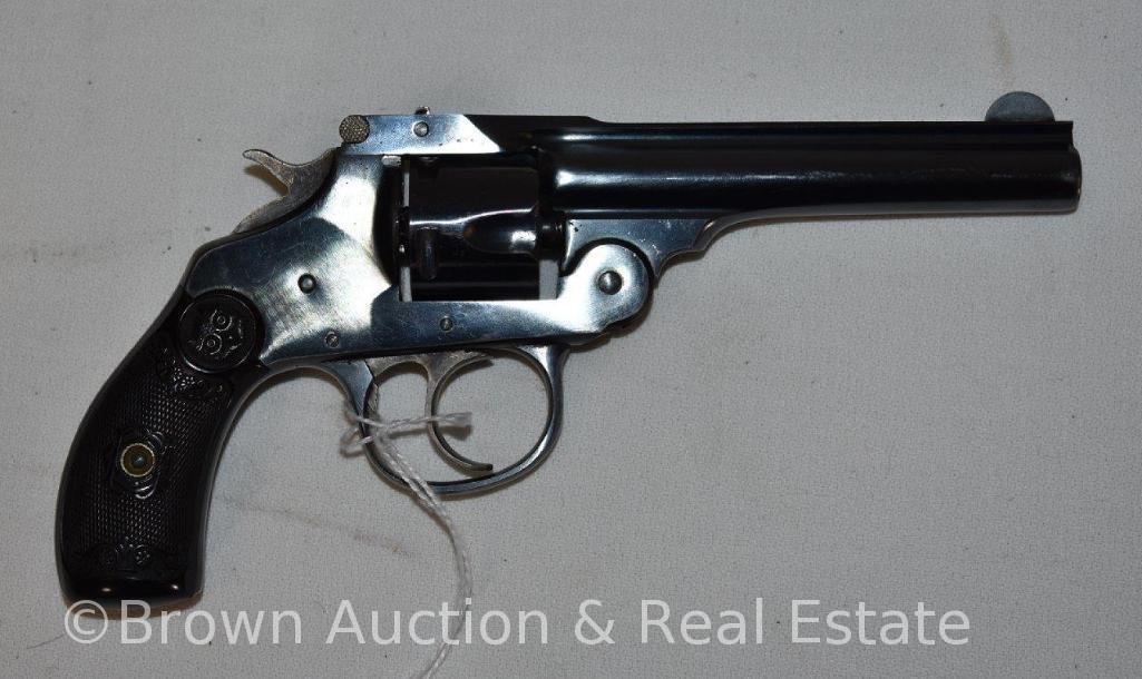 Iver Johnson .22 cal revolver, 4" barrel, original box (tattered) **BUYER MUST PAY A $25 FFL