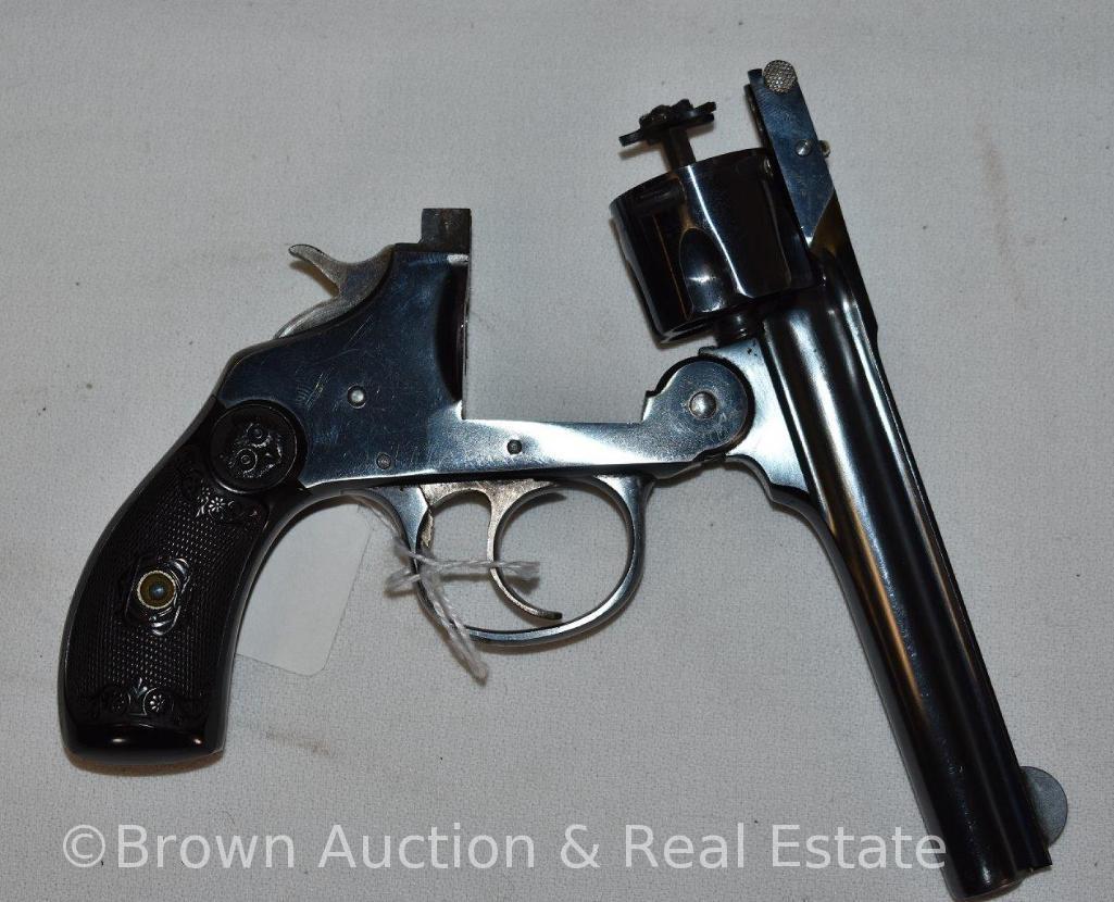 Iver Johnson .22 cal revolver, 4" barrel, original box (tattered) **BUYER MUST PAY A $25 FFL