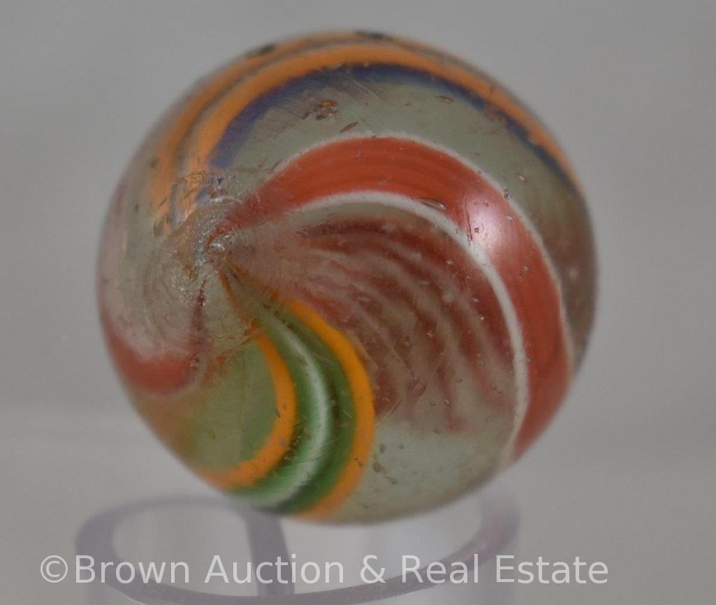 Swirl marble, 1.5"d