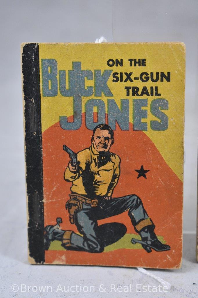 (4) Penny books - Buck Jones, Smilin' Jack, Freckles and Ken Maynard