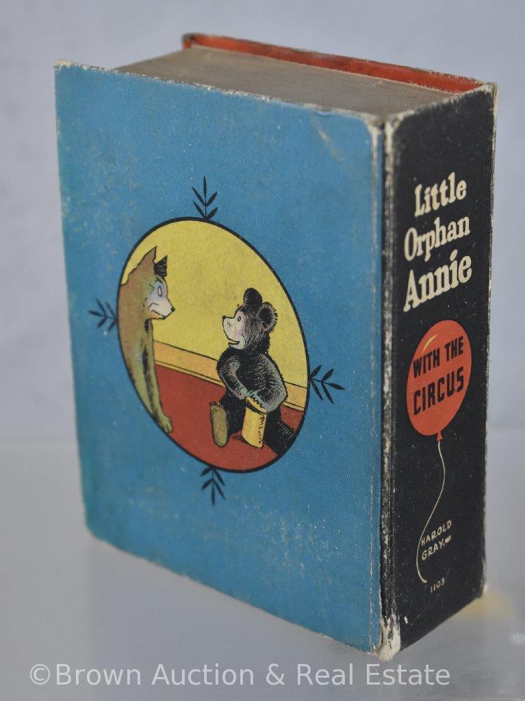 (5) Big Little books: 3-Little Orphan Annie and 2-Just Kids