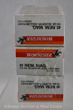 (3) Boxes of Winchester 41 Rem Magnum ammo