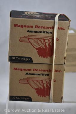 (4) Boxes of Hornady 50 AE ammo