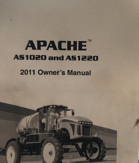 2011 Apache As1020 Spray Rig, 550 Operational Hours, 892 Engine Ours, 90' B