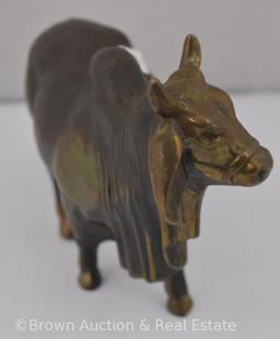 (2) Bull figurines