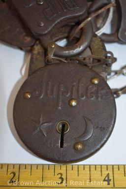 (5) Old padlocks