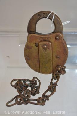 Yale Santa Fe/Signal Railroad padlock