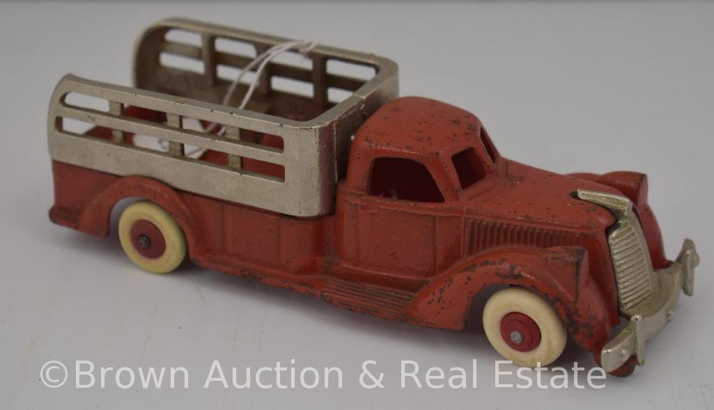 Mrkd. Hubley Cast Iron Studebaker Stake truck