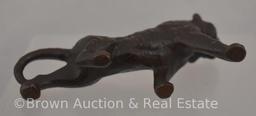 (2) Cast Iron animal figurines