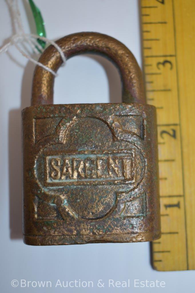 (4) Old gas and oil padlocks