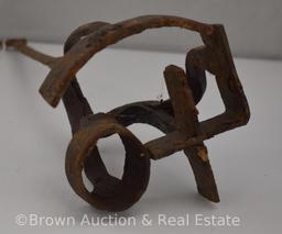 (2) Old forged branding irons