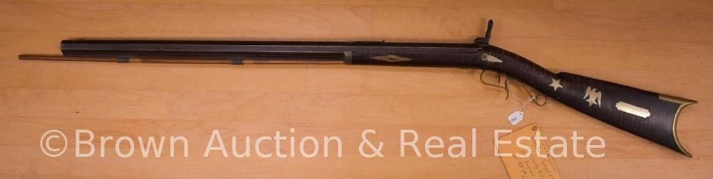 Percussion half stock target rifle, muzzle loader