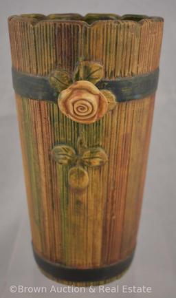 Weller Wood Rose 10"h vase