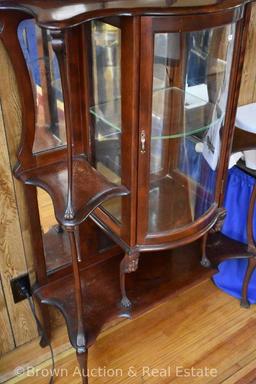 Early 1900's Victorian wood etagere, 35"w x 5'2" tall