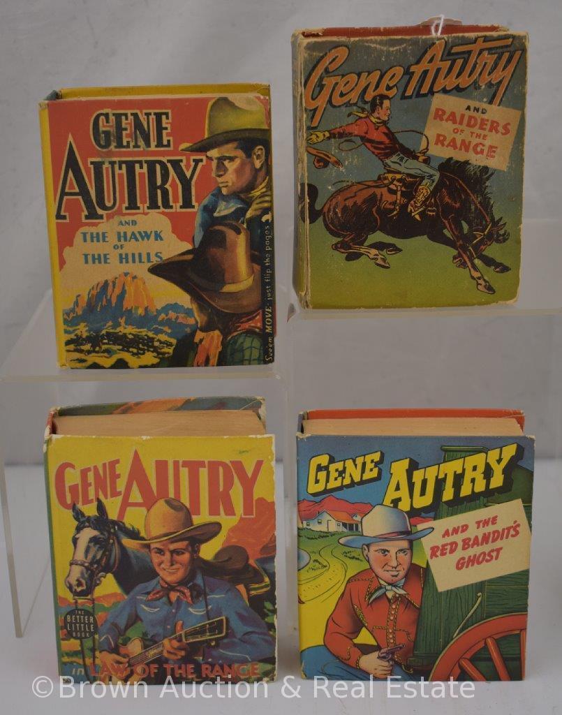 (4) Gene Autry Big Little Books