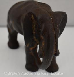 (2) Cast Iron Elephant door stops