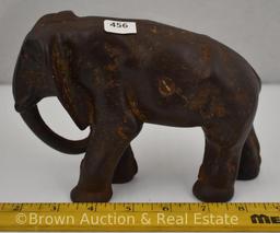 (2) Cast Iron Elephant door stops