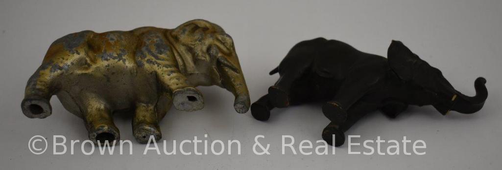 (4) Elephant figurines, 2"-2.5"