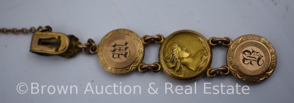 Elgin National Watch Co. gold pocket watch and decorative chain