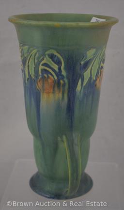 Roseville Baneda 593-8" vase, green