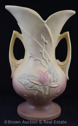 Hull Magnolia 8-10.5" vase, cream