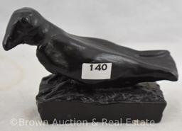 Mrkd. Rookwood studio rook paperweight