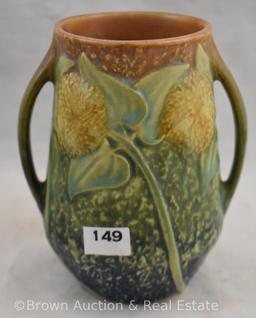 Roseville Sunflower 5" handled vase