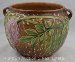 Roseville Wisteria 632-5" bowl, brown