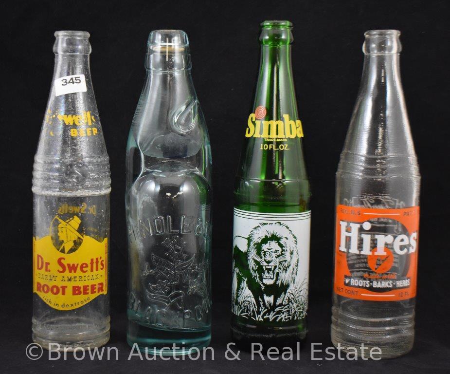 (4) Old pop bottles